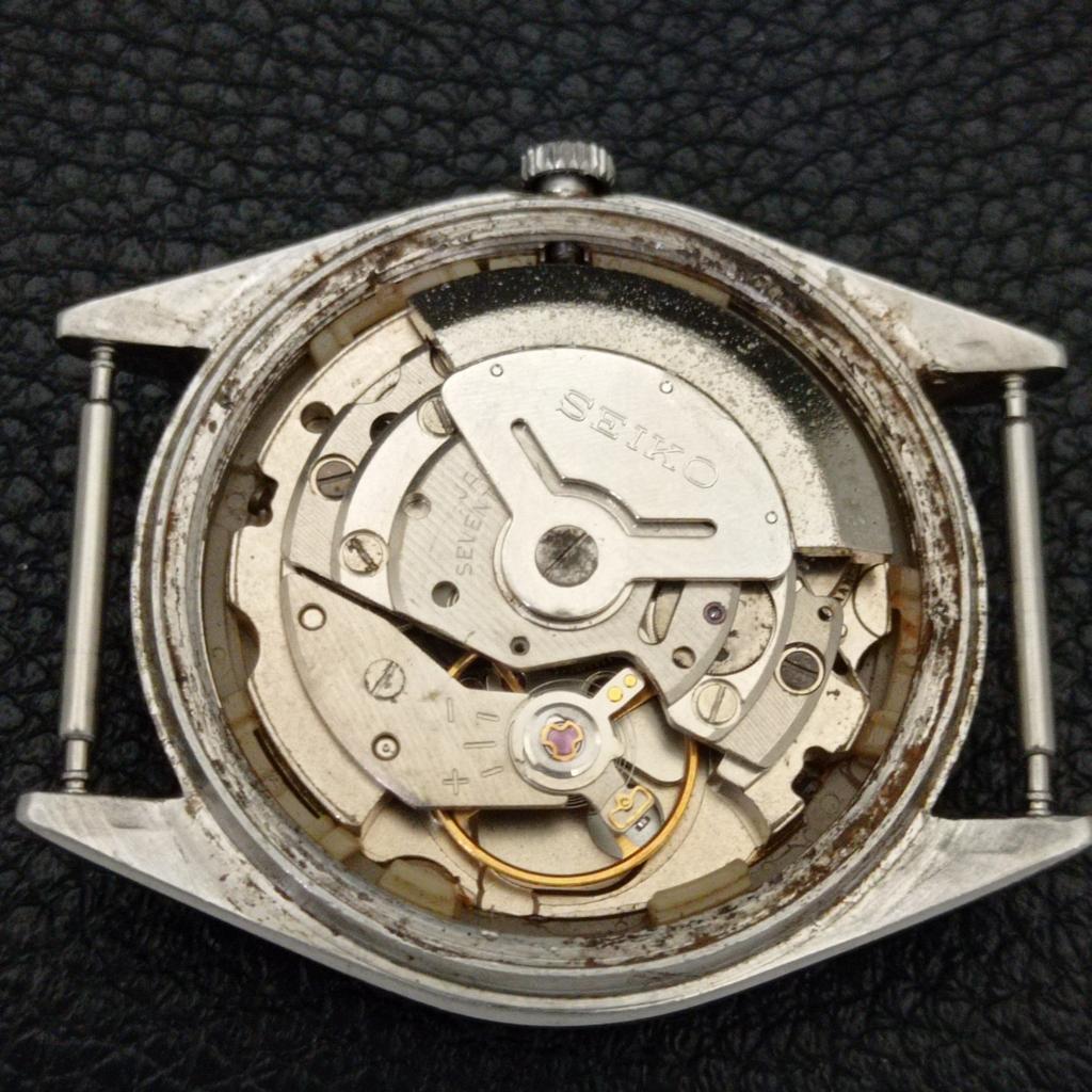 VINTAGE SEIKO 5 AUTOMATIC 6309A JAPAN MENS ARABIC BLUE DIAL WATCH a701550-5 R206b-a701550