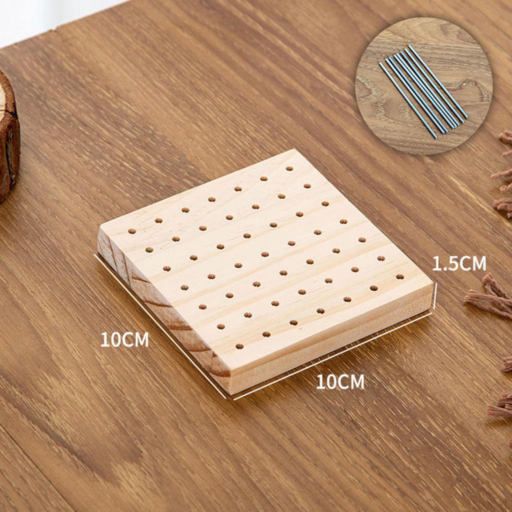 Virkade blockbrädor Mats Pegboard för med stift Granny Squares