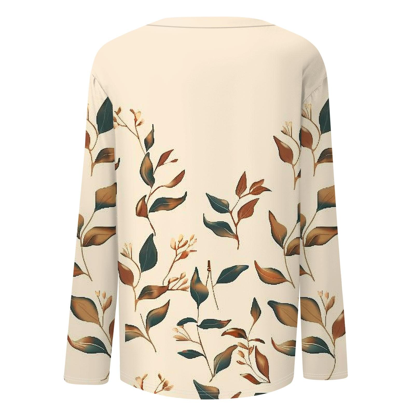 Женские рубашки с длинным рукавом и круглым вырезом — фото 5