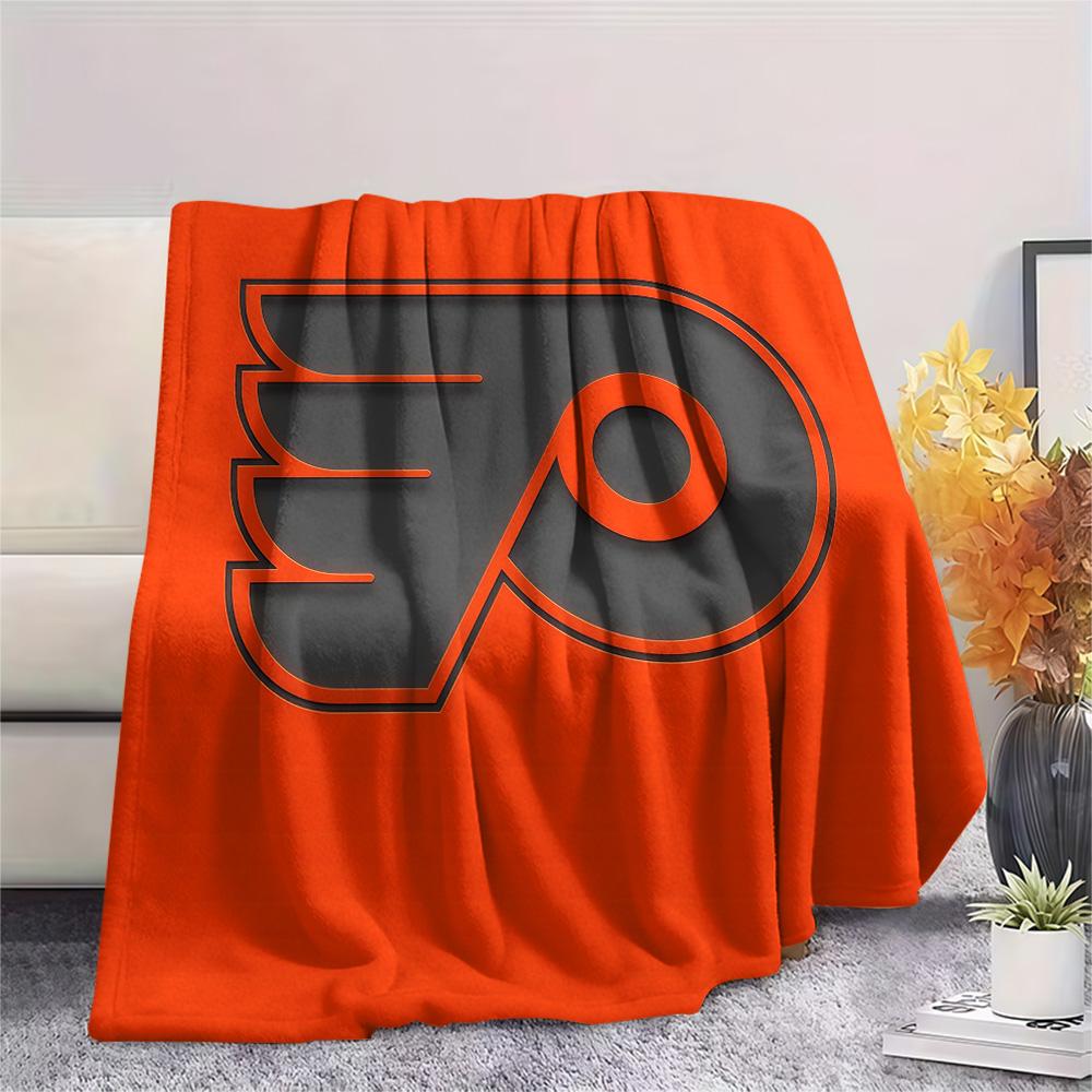 Philadelphia Flyers Flannel Blanket, High quality Comfortable for All Seasons, Home Decor, Warmth and Comfort