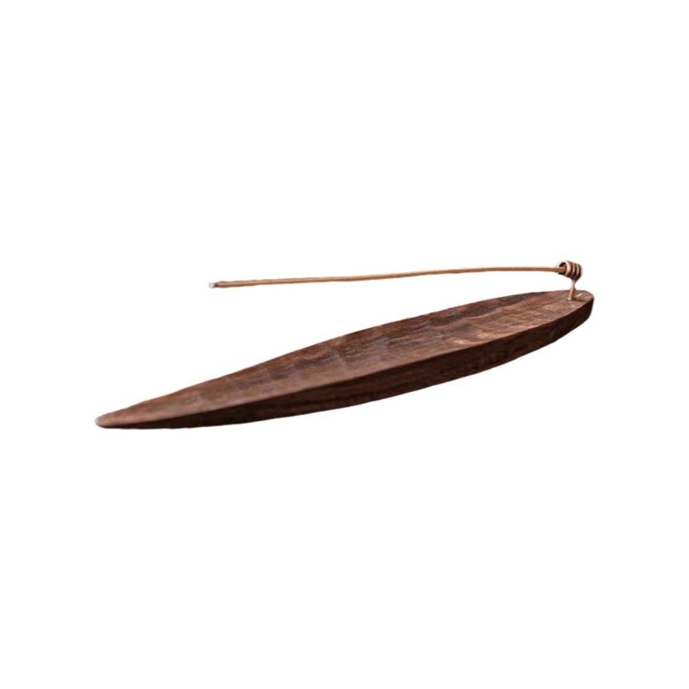 Retro Incense Burners Wooden Carved Incense Holder Creative Boat Incense Holder  Living Room