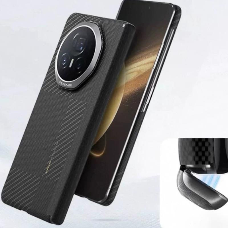 DEFENSE Magnetic Original Case For Honor Magic V3 Kevlar Carbon Fiber Back Cover Case for HONOR MAGIC V3