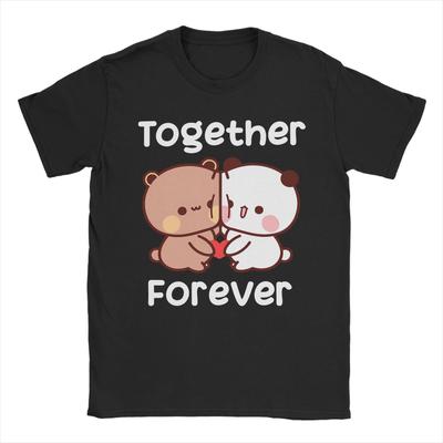 Bubu And Dudu Together Forever T Shirts Mens  Pure Cotton Fashion TShirt Crew Neck  Tee Shirt Short Sleeve Clothes Gift
