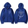 Cool Basgiath War College Print Zipper Hoodies Fourth Dragon Rider Wing Sweatshirt Men Women Oversized Fleece Casu