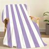 M-Minimally Stripes Blanket Soft Throw Blanket for Home Bedroom Bed Sofa Picnic Travel Office Rest Cover Blanket Gift