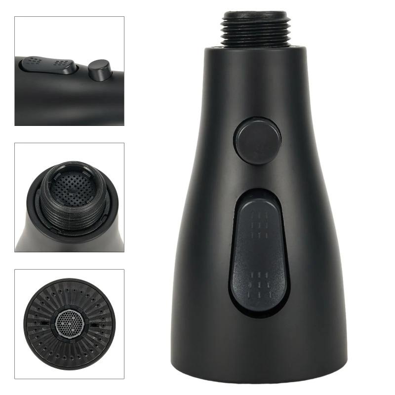 Küchenausziehhahn Sprühdüse 3 Modi ABS Wassersparend Badezimmerwaschbecken Spüle Duschkopf für 1/2"-Anschluss