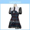Vestito Cosplay di Frankie Stein di Monster High con Morbido Materiale in Nylon per Role Play Anime