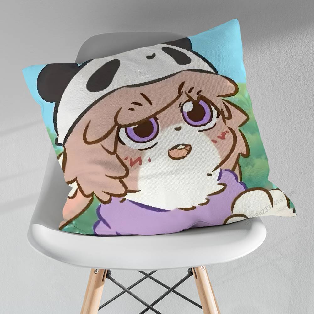 Furry Fabulous Beasts Throw Pillow Case Living Room Sofa Cushion Cover For Home Bedroom Decoration Protector