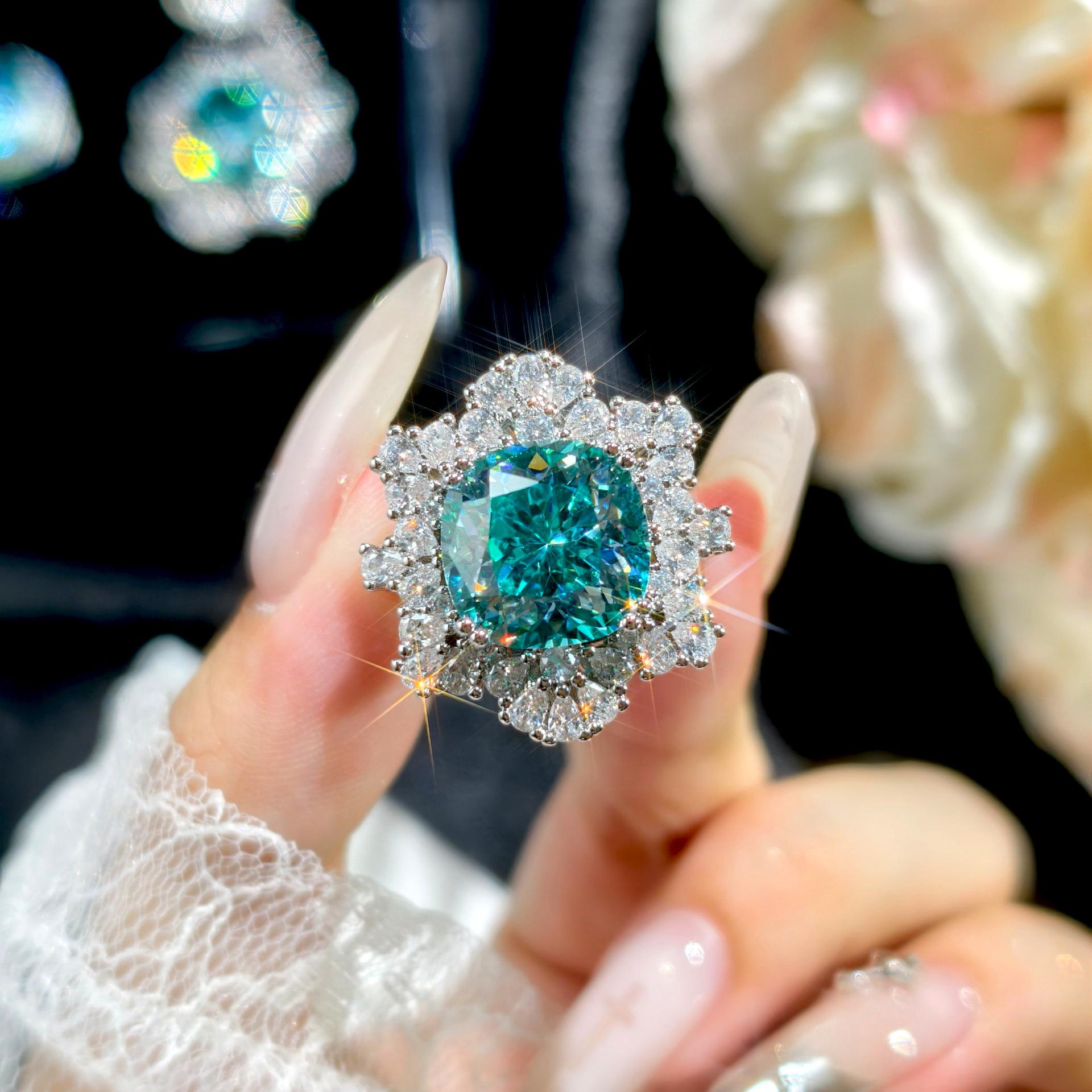 Великолепный зеленый кубический цирконий, подвеска, ожерелье, кольцо, серьги для женщин, элегантный дизайн, женские, свадебная вечеринка, модные украшения