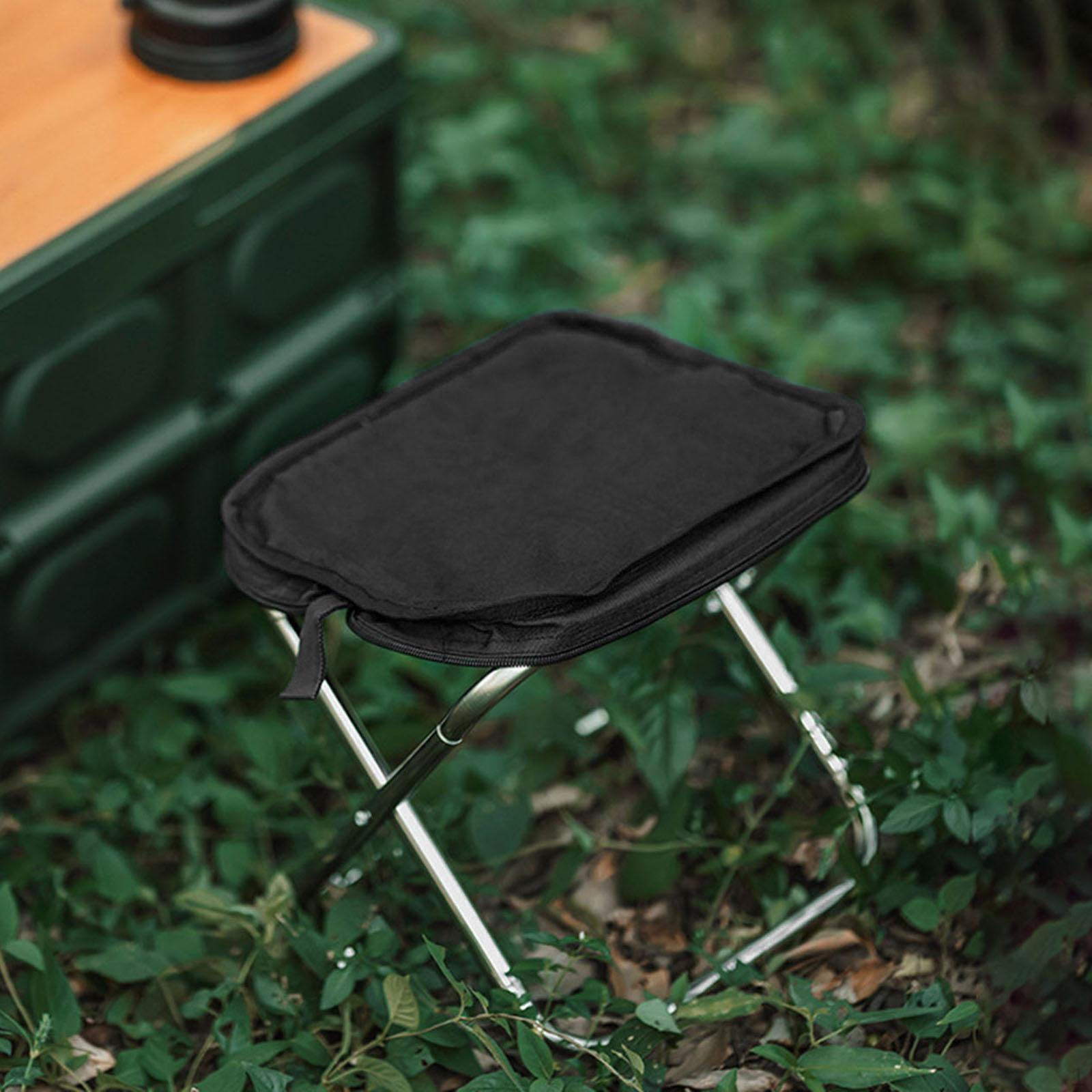 

Camping Chair, Mini Size, Practical Carrying Small Stool, Fishing Chair for The Garden синій