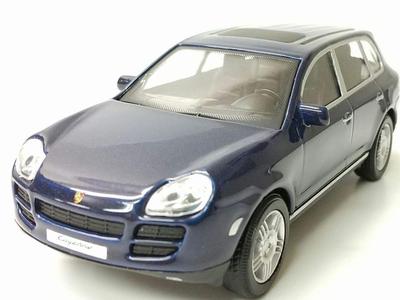 Maßstabsmodell Porsche Cayenne S in metallischem Dunkelblau Nummer HONGWELL/Cararama 1/43 Auto (Produkt 452780)
