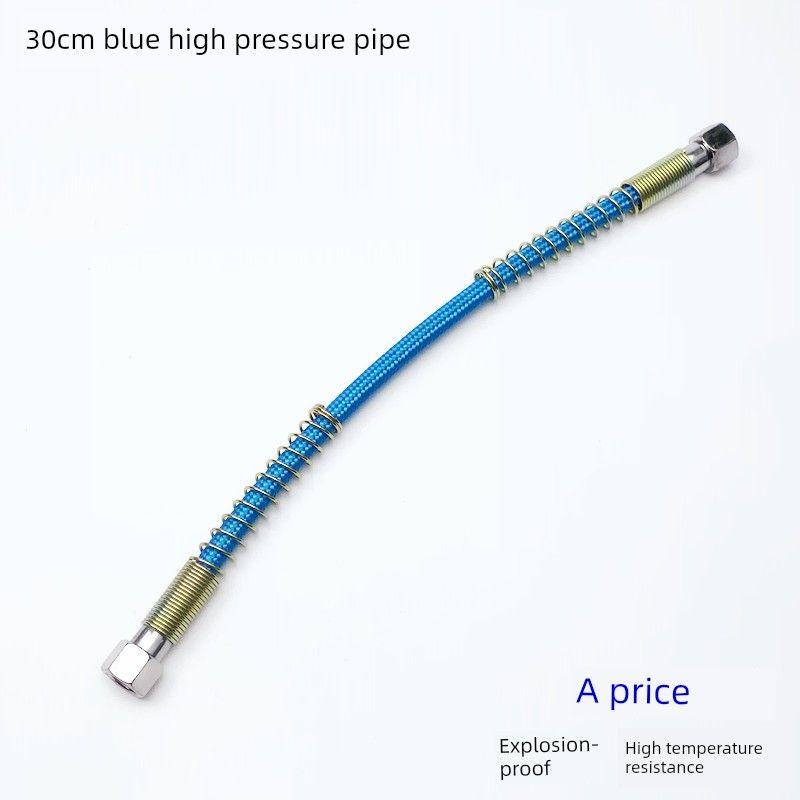 Full Steam Iron 3 M High Pressure Pipe Industrial Boiler Explosion-Proof and High-Temperature Resistant Iron 5 Beige Blue Intake Hard Pipe Blue 30cm High Pressure Pipe 1