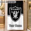 Beach TowelLas Vegas Raiders Custom Name Text Personalized Soft Towel for Beach Pool Indoor Home Decor Gift