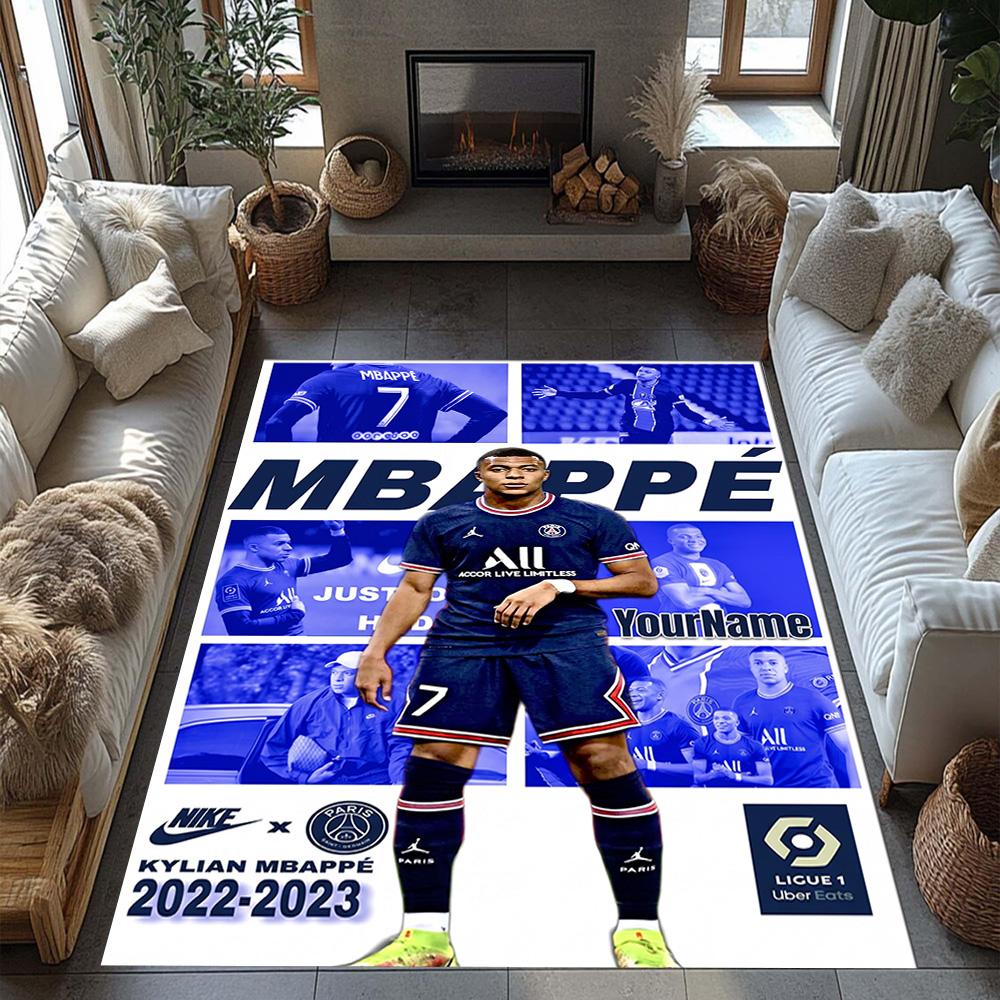 Mbappe 31 Customized Name Floor Mat Suitable for Kitchen Entryway Study room Foyer Antislip Carpet Office home decor