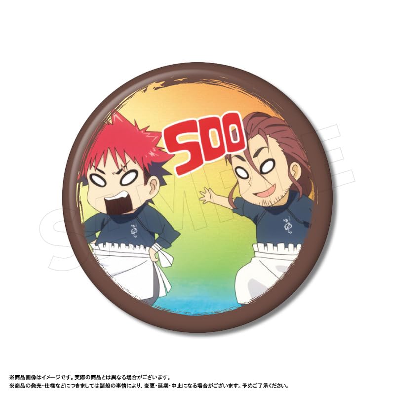 TV Anime "Food Wars! Shokugeki no Soma" Trading Badges Box of 10