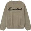 Fear of God Essentials Waffle Crewneck Sweater Homestead Heather Men Tops Grey 192HO254332F