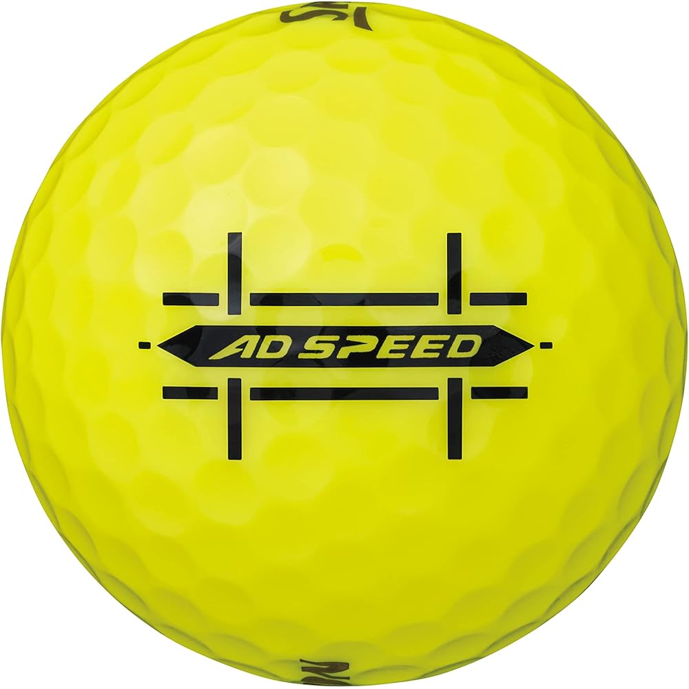 Dunlop Srixon AD Speed Golf Balls 12 Pack Passion Yellow 2022 Model
