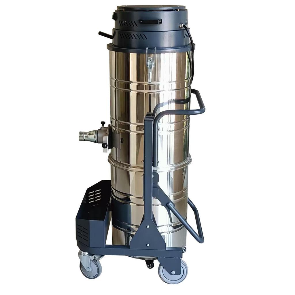 3600W Industrial Double-Barrel Vacuum Cleaner for Metal Powder Debris