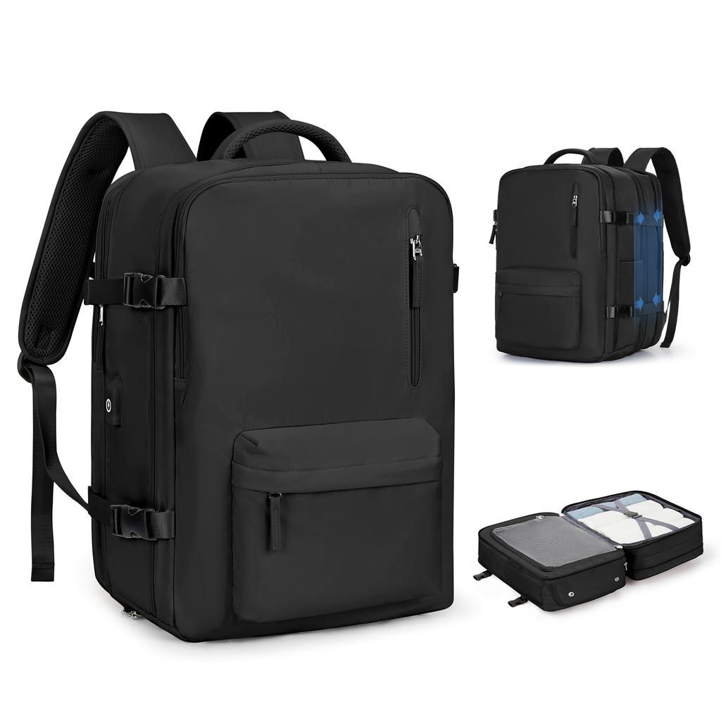 Extra Large Travel Backpack for Men Women,Person Item Flight Approved Scalable Carry On Backpack,Waterproof Camp Laptop Backpack