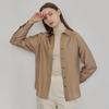 Hiikeu Modal Shirts Blouse_Light Camel