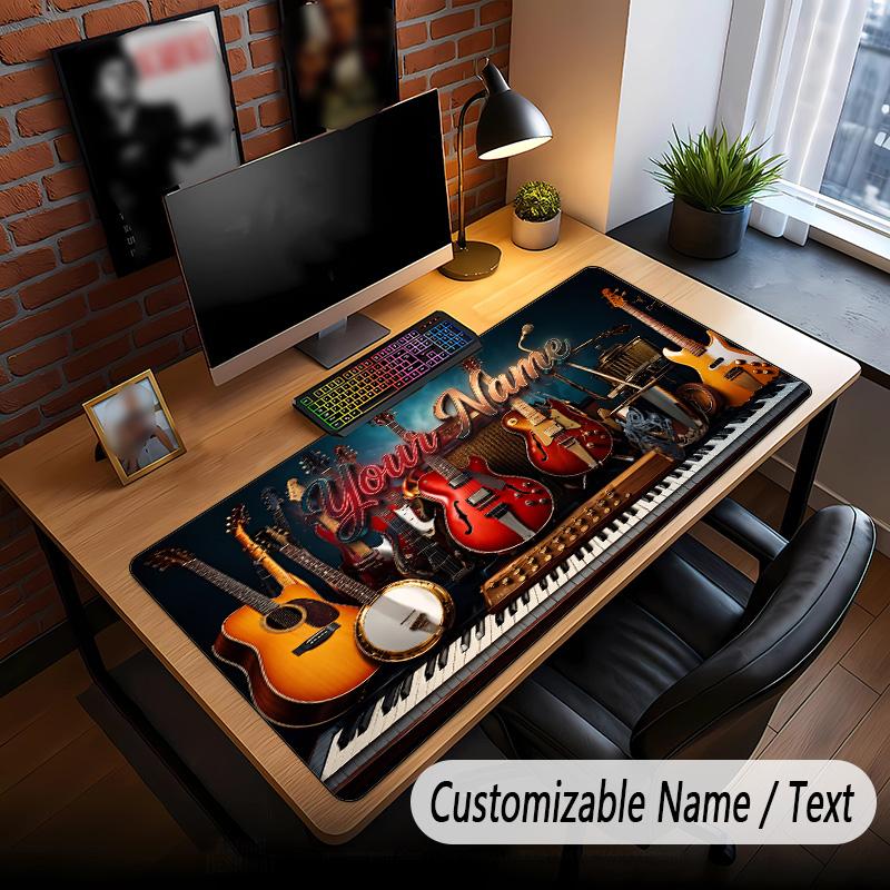 Musik Allgemeines Thema Benutzerdefiniertes Mauspads Personalisiert Mit Name Text Angepasste Schreibtischunterlage Für Büro Heimdekoration