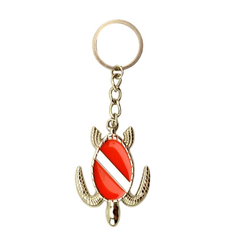

Collectible Zinc Alloy Key Ring with Dive Flag Sea Creature Keyring Unisex Bag Pendant Adorment for Everyday Use 1