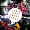 20 Pcs Brake Line Nut Fittings M10 X 1mm Metric Brake Line Invert Flare Fitting for 3/16" Brake Line Tubing