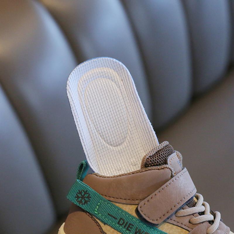 Kids Sneakers New Boys Girls' Casual Shoes High-top Small Children's Board Shoes Soft Soles Baby Shoes