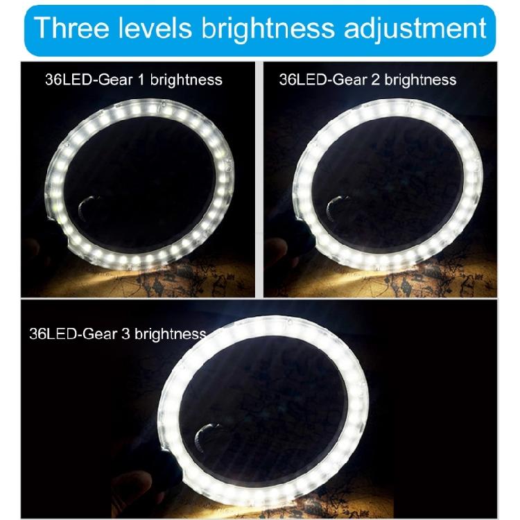 LED Illuminates Magnifier with Wide Lens Hands Frees Magnifier Stand Easy To Carry for Reading & Precisions Handicrafts