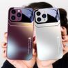Gradient Aurora Lys Blå Grøn Til Iphone 15 14 13 12 11 Pro Max XS XR 7 8 Plus 2020 2022 SE Hærdet Glas Telefon Cover