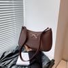 Temperament Popular Bag Women's New Textured Shoulder Bag Commuting Versatile Simple Underarm Crescent Bag