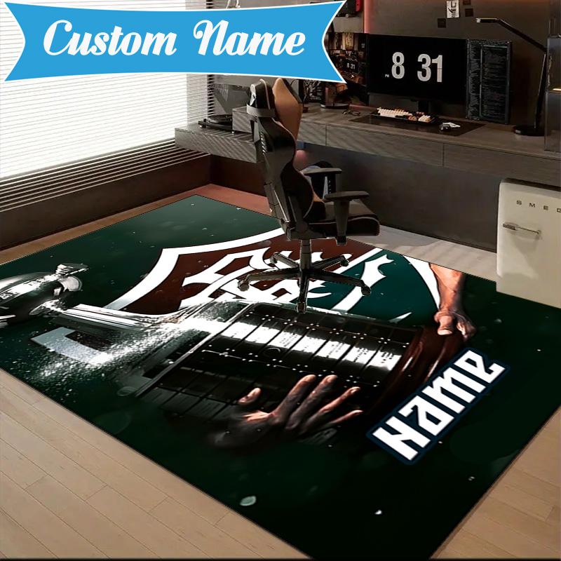 Custom Name Love Equality Fluminense Rug Game Carpet, Floor Mat for Bedroom Living Room Entryway Rug, Home Decor Idea Gift for Christmas birthday
