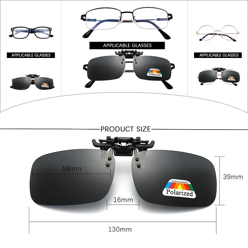 MAXJULI Car Driver Goggles Anti-UV Sun Glasses Driving Night Vision Lens Clip On Sunglasses for Men Women