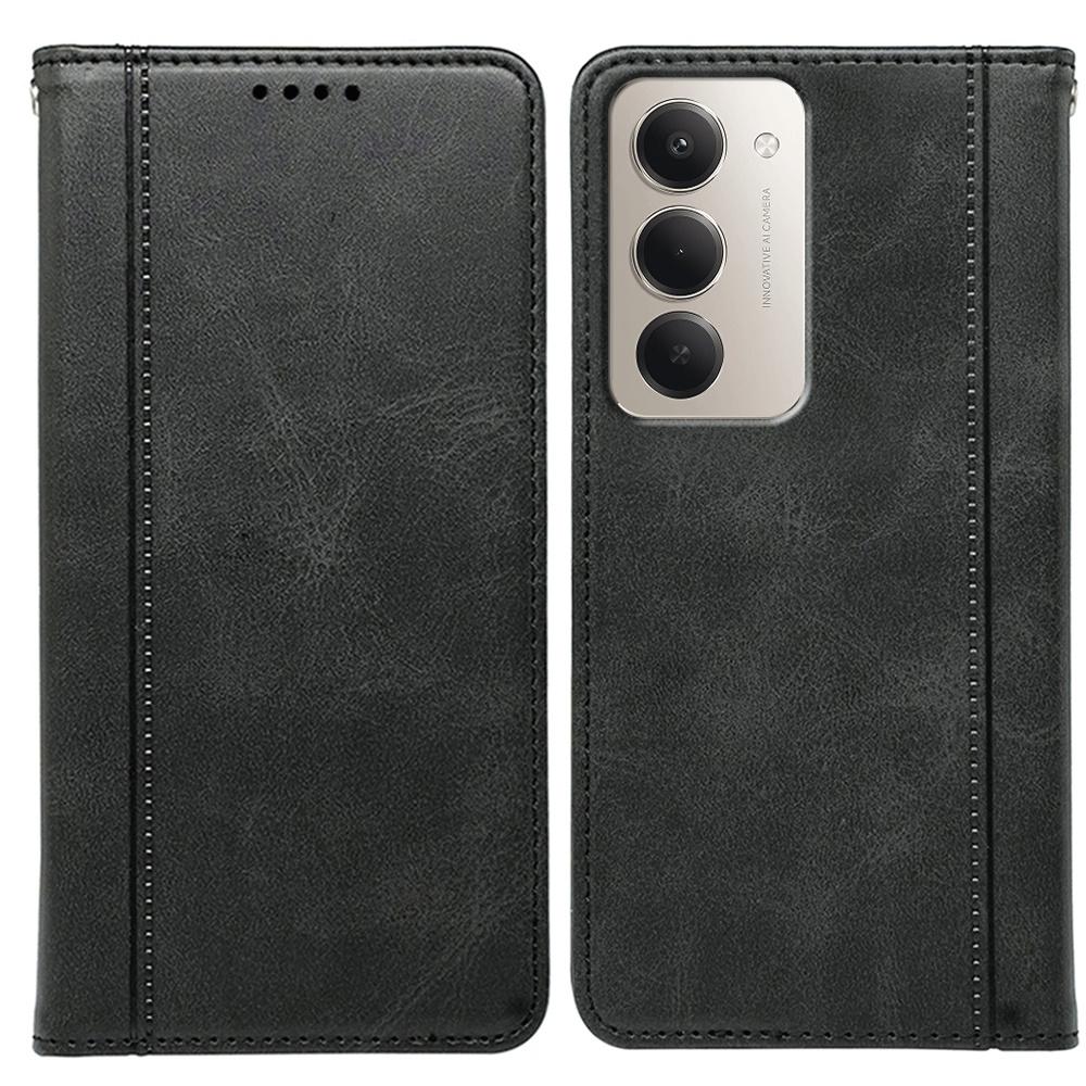 Für Xiaomi 15 Hülle Verdeckter Magnetverschluss Kalbleder Textur Handyhülle