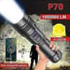 Lanternă LED 1000000 Lumeni LED Reîncărcabil