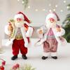 Resin Santa Tabletop Figurine Ornament Festival Holiday Homes Office Decoration For Mantels Or Dining Tabletop
