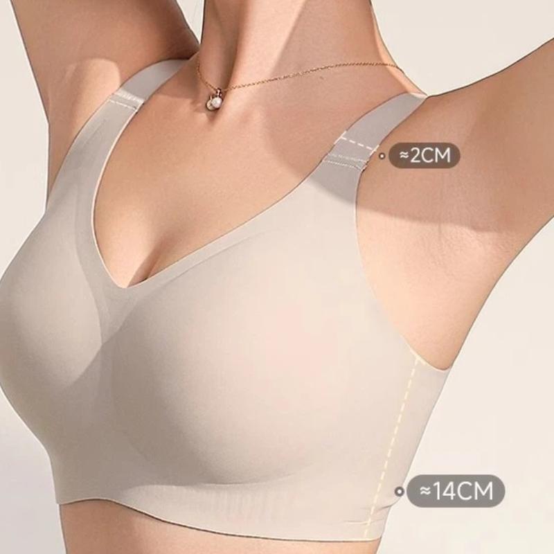 

Seamless Comfort Bra For Big Bust With Wide Straps And Minimizer Effect M серый