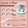 Magnetic Reusable Lashes, No Adhesive or Liner Required