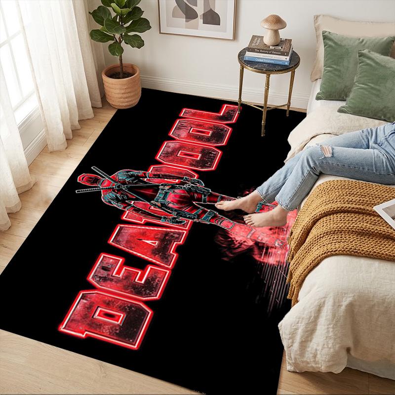 Deadpool Living Room Nonslip Area Rug Soft Carpet For Bedroom Game Playroom Sofa Office Home Decor Doormat Christmas Gift C9291493