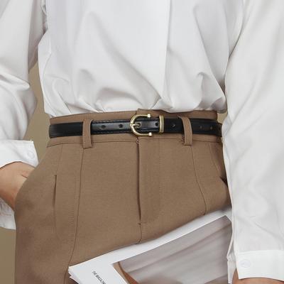 Korean  Antique Retro Simple Female Teens Thin Style Belts Ladies Jeans Belt Versatile Adjustable Belt