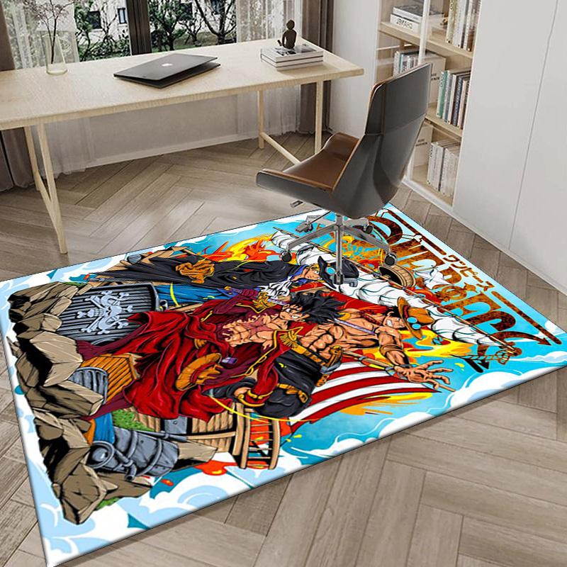 Pirate Adventure Carpet, Chair Rug,Rug for Office Bedroom Living Rooms, Doormat Decor Fan Gift Christmas Gift