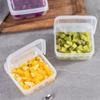 1PC Plastic transparent refrigerator storage box, flip cheese box, kitchen packaging seasoning storage box