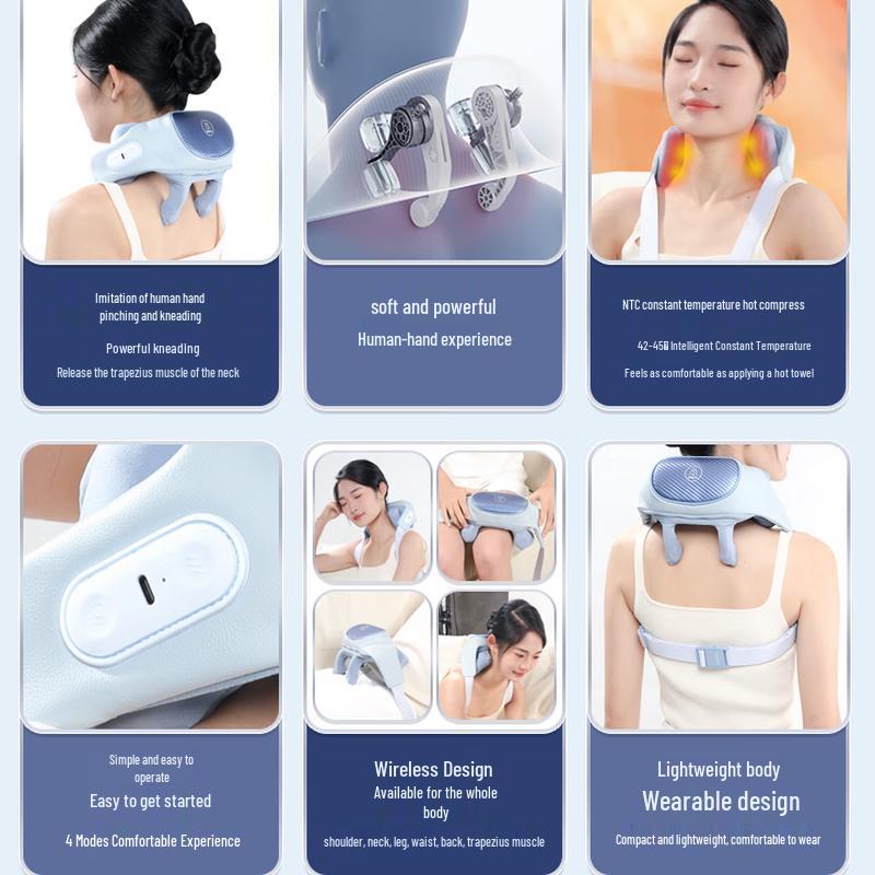 MIAOJIE R3 Supreme Heated Neck & Shoulder Massager CN plug (adapter included)