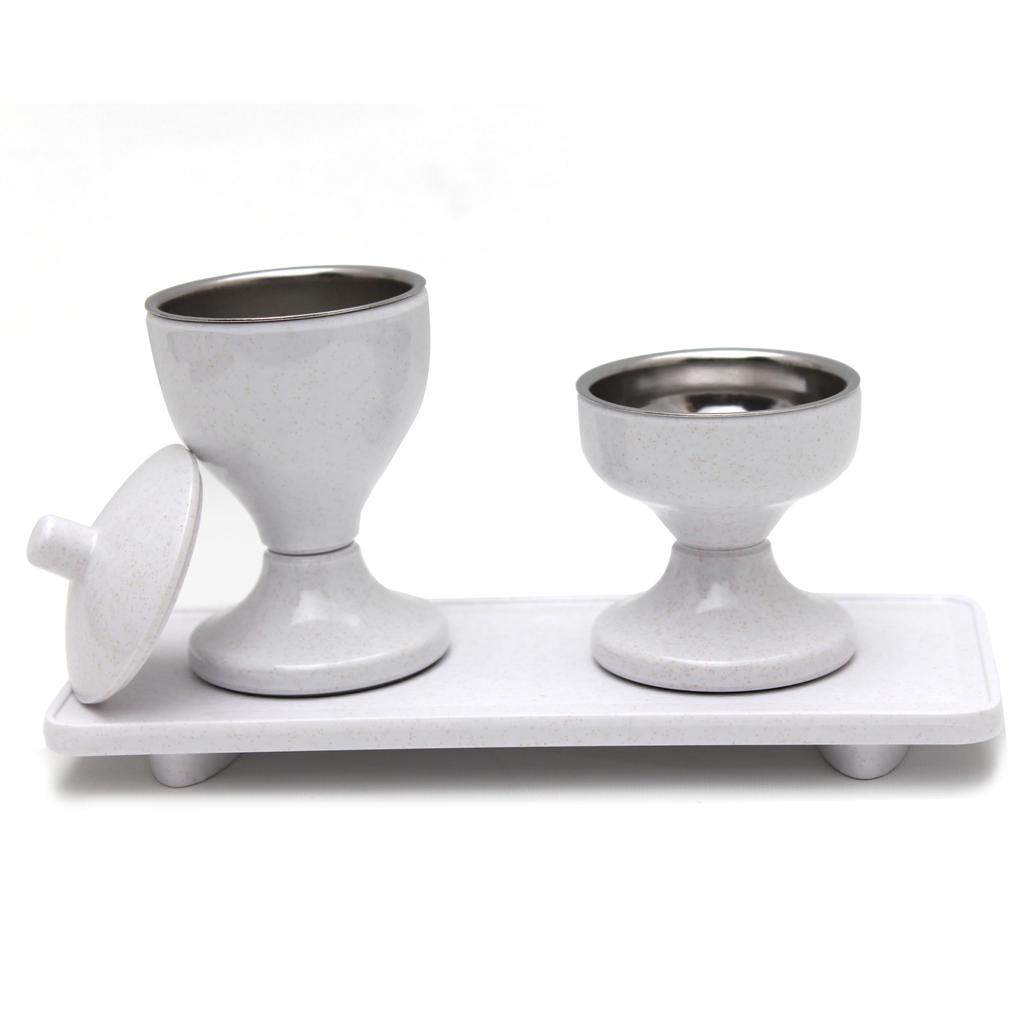 This 7-piece Buddhist Altar Set, Designed Specifically for Mini Buddhist Altars, Includes a Rust-proof Bell with a Pleasant High-pitched Sound, a