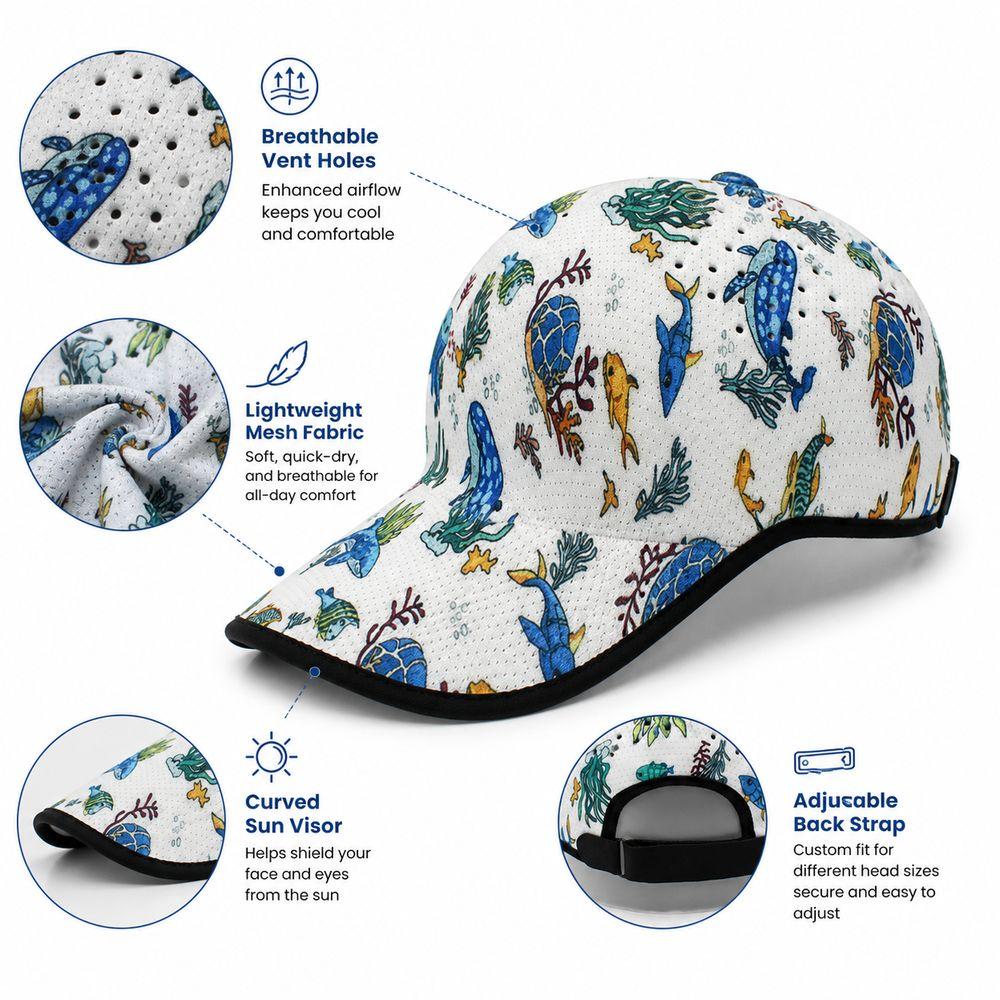 Seamless Sports Hat Quick Drying Visor Cap Creative Gift Baseball Cap