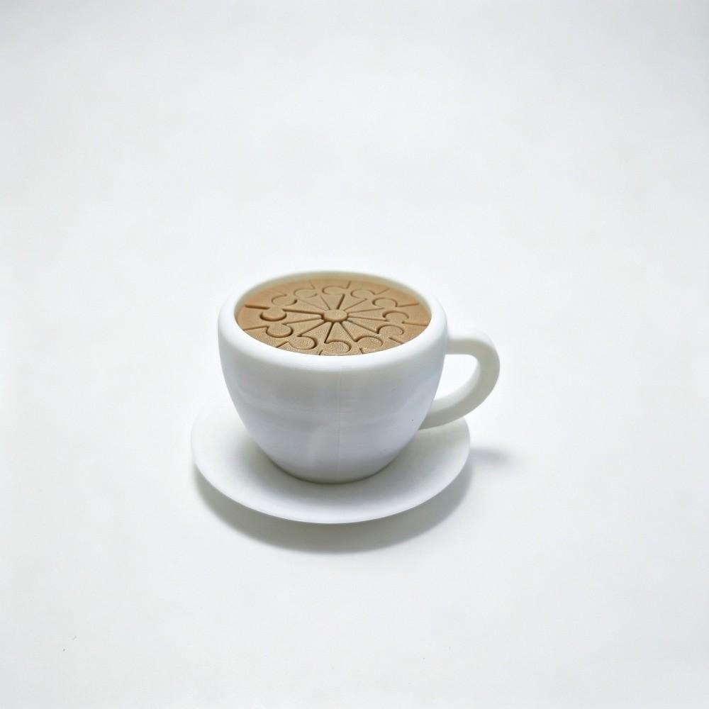 3D Printed Coffee Spill Fidget Toy Novelty Coffee Cup Sensory Toy Improving Focus