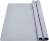 Qin Man Yuan Silicone Mat Sink Mat 40x60cm Antibacterial Heat Resistant Countertop Protection Mat Kitchen Mat Protective Mat Sink Mat Anti-Slip (Gray,