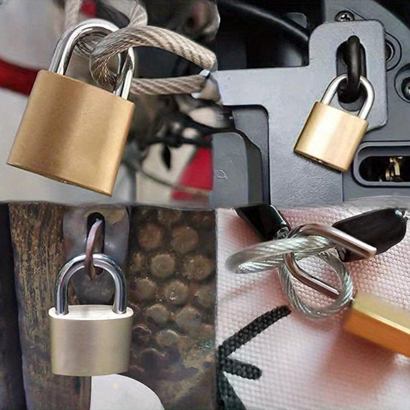 1PC Lock 32mm/0.96inch Padlock for Travel Bag, Gym Locker Padlock with Keys
