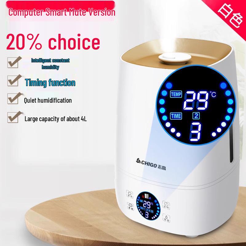Silent Household Aromatherapy Humidifier for Bedroom, Suitable for Pregnant Women & Babies, Customizable Mist Settings
