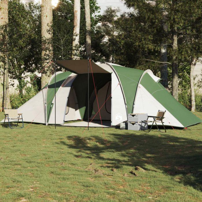 VidaXL Dome Family Tent 6 Person Green Waterproof, Tent, Camping Shelter, Garden Shelter, Camping Tent, Shelter 4009386